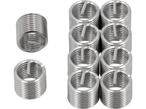 Wkłady spiralne YATO do naprawy gwintów M12x1.5 stal nierdzewna 10 szt. YT-176851