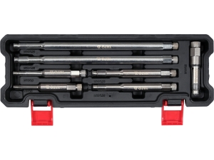 Zestaw długich gwintowników do świec YATO 7 szt. M8-M18 crmo YT-17708