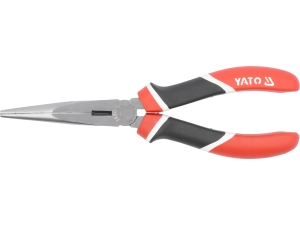 Szczypce wydłużone YATO proste 200mm do prac precyzyjnych stal CrV YT-1944