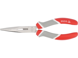 Szczypce wydłużone proste YATO 200mm hartowane szczęki YT-2018
