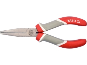 Szczypce płaskie YATO 160mm uniwersalne hartowane szczęki YT-2029