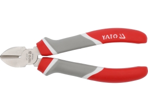 Szczypce tnące boczne YATO 180mm do drutów przewodów hartowane YT-2037