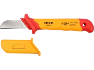 Nóż dla elektryków YATO izolowany vde 1000V 180mm ostrze 50mm YT-21210