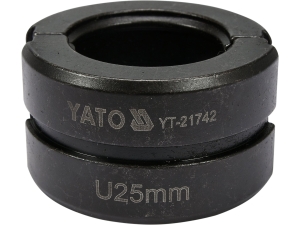 Matryca zapasowa YATO do praski do rur typ U rozmiar 25mm YT-21742