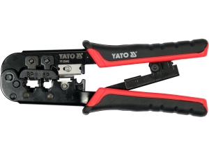 Szczypce do zaciskania wtyków YATO sieciowych rj45 190mm YT-22442