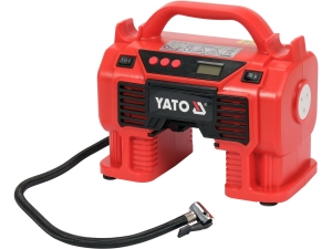 Kompresor bezolejowy akumulatorowy YATO 18V 11 bar 21L/min YT-23248