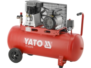 Kompresor olejowy YATO 100L 10 bar 3 KM 2200W 360L min poziomy sieciowy YT-23310