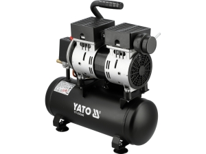 Kompresor bezolejowy YATO 550W 6L zbiornik 8 bar wydajność 107L YT-23340