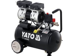 Kompresor bezolejowy YATO 750W sprężarka tłokowa 24L 8 bar 140L/min YT-23342