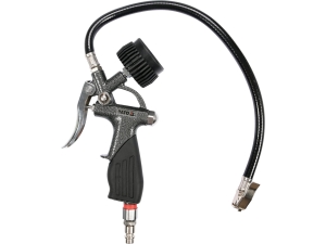 Pistolet do pompowania kół YATO z manometrem wąż 40cm 10 bar YT-23701