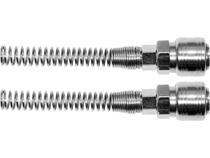 Szybkozłącze żeńskie na wąż 6x10mm YATO ze sprężyną 2 szt.uki YT-24101