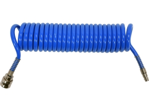 Wąż pneumatyczny spiralny YATO 5m 5.5x8mm poliuretan szybkozłącza YT-24201