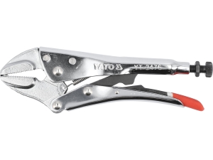 Szczypce zaciskowe spawalnicze YATO morse'a płaskie 250mm hartowane YT-2476