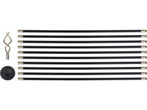 Pręty do udrażniania kanalizacji YATO zestaw 10 szt. spirala YT-24980