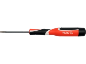 Wkrętak precyzyjny płaski YATO 2 4x75mm magnetyczny końcówka stal s2 YT-25808