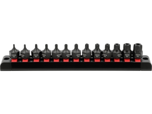 Zestaw kluczy trzpieniowych udarowych krótkich 3/8" 17mm crmo 13 elementów YATO YT-10668