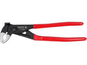 Szczypce hydrauliczne nastawne 235mm z młotkiem YATO YT-20885