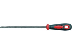 Tarnik do drewna VOREL 200mm okrągły zbieżny stalowy rękojeść pvc 25172