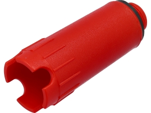 Korek hydrauliczny VOREL zaślepka 1/2 z uszczelką czerwony PP 54901