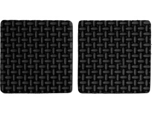 Podkładki piankowe VOREL samoprzylepne 85x85mm czarne kwadratowe 2 szt. 74898