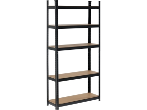 Regał magazynowy metalowy 180x90x30cm malowany hdf 500kg VOREL 78484