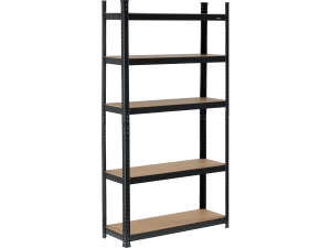 Regał magazynowy metalowy 180x90x40cm malowany hdf 500kg VOREL 78486