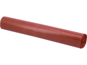 Worki na odpady metalowe VOREL 120L 10 szt. czerwone extra mocne 40 µm 10014
