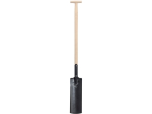Szpadel drenarski FLO 120cm stalowy z drewnianym trzonkiem do wykopów 35807