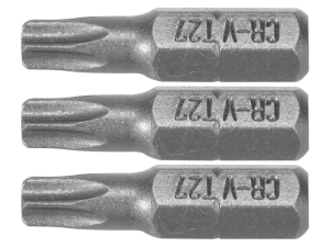 Bity 1/4"x25mm TORX T27 3 szt. STHOR 65496
