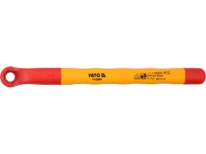 Klucz oczkowy odgięty YATO izolowany vde 6mm do 1000V stal CrV YT-20980