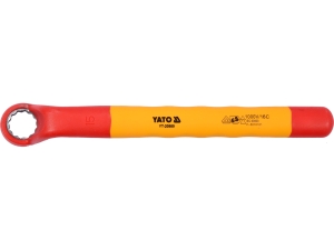 Klucz oczkowy odgięty izolowany YATO 15mm vde do 1000V ac 205mm YT-20989