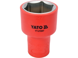 Nasadka izolowana sześciokątna YATO 27mm 1 2 vde do 1000V stal CrV YT-21047