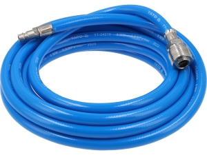 Wąż pneumatyczny zbrojony pvc 8mm x 5m z szybkozłączami YATO YT-24219