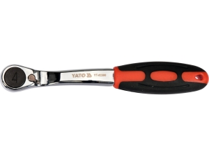 Grzechotka HEX YATO 4mm 72 zęby prawo lewo do śrub CrV YT-02390