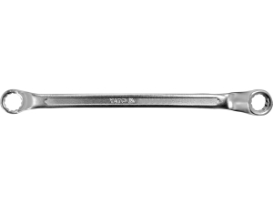 Klucz oczkowy odgięty YATO 11/16x3/4 cala polerowana główka stal CrV YT-4862
