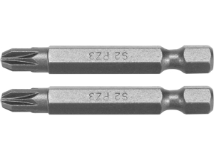 Bity do wkrętarki YATO pz3 50mm pozidriv grubość nasady 1/4" 2 szt.uki YT-77885