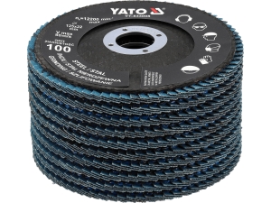 Tarcza do szlifowania INOX P100 125mm niebieska YATO YT-833003