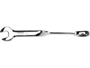 Klucz płasko oczkowy skręcony YATO z grzechotką 18mm 72t CrV YT-01880