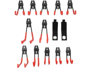 Zestaw haków garażowych 14 szt. z powłkoką ochronną pvc YATO YT-51520