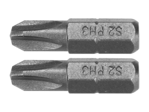 Bity do wkrętarki YATO zestaw 2 szt. philips ph3 25mm 1/4 cala s2 YT-77873