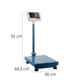 10030332 Waga platformowa Wymiary szerokość 40 cm, głębokość 64,5 cm, wysokość 92 cm