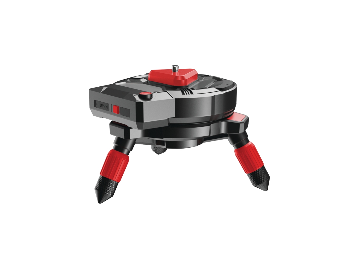 Elektroniczna podstawa lasera pion poziom czerwono-czarna z nogami YATO YT-30431