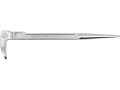 Łom wyciągacz 280 mm widok z boku ostrze zakrzywione YATO YT-47308
