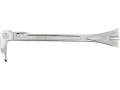 Łom z wyciągaczami 250mm widok z przodu, metal szary YATO YT-47311