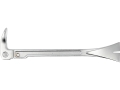 Łom z wyciągaczami 250mm widok od tyłu, metal YATO YT-47311