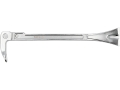 Łom z wyciągaczami 300mm srebrny widok z boku YATO YT-47312