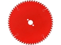 Tarcza TCT do laminatu czerwona widok z przodu YATO YT-608774