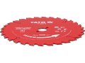 Tarcza TCT YATO 185mm z opisem parametrów widok perspektywiczny YT-608772