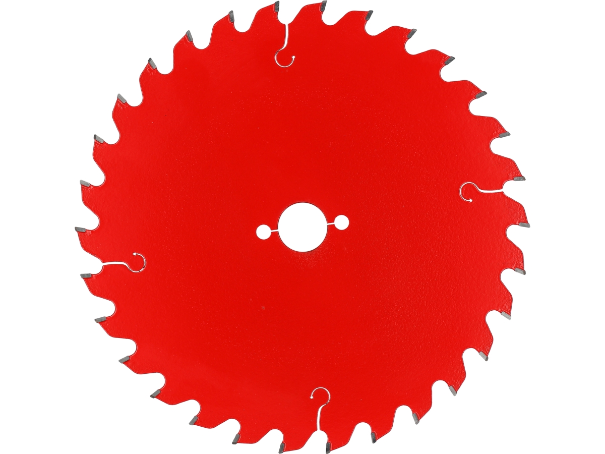 Tarcza TCT PTFE aluminium czerwona, widok z przodu YATO YT-608752