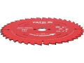 Tarcza TCT do drewna 185mm z napisami widok 3D YATO YT-608735
